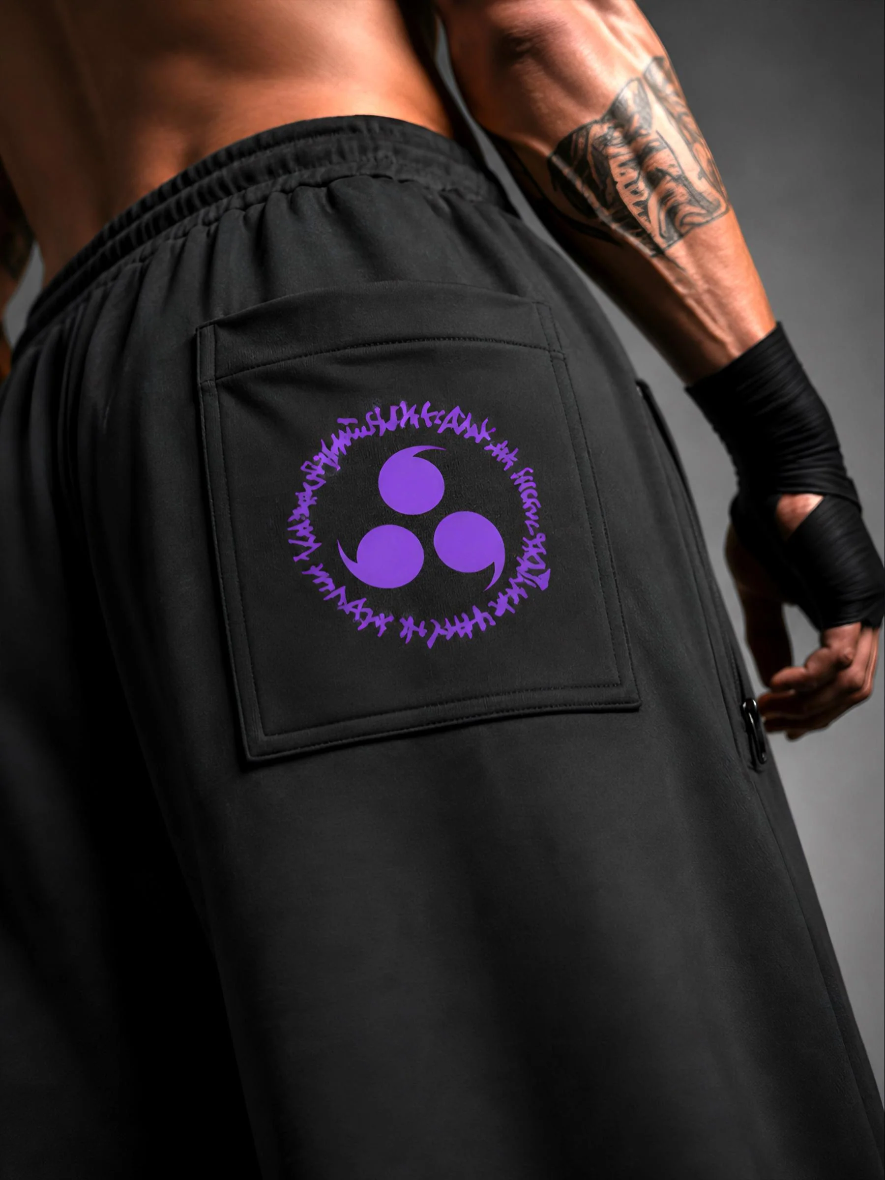 Curse Mark - Sasuke - Sweatpants - Image 5