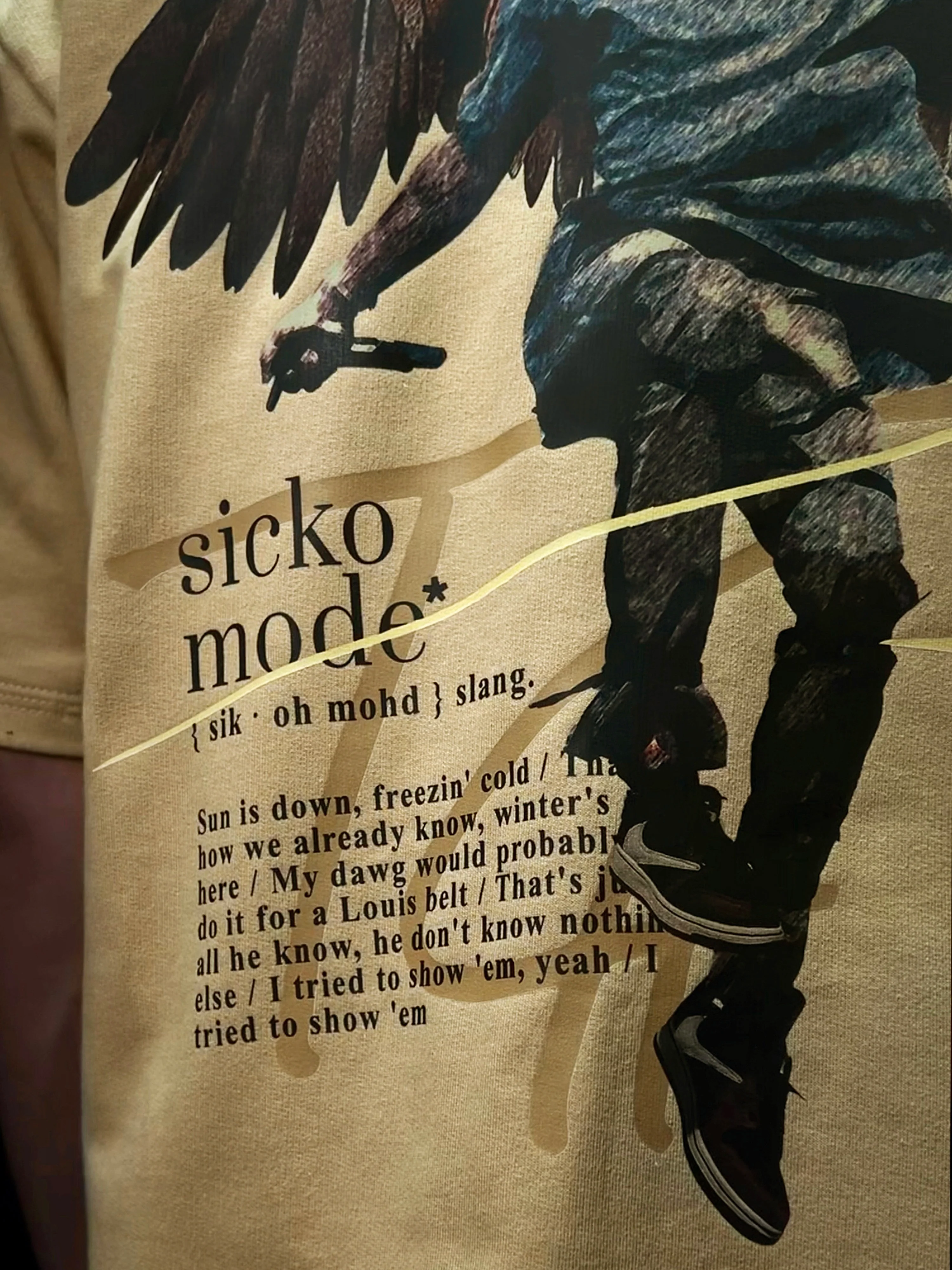 Look Mom I Can Fly - Travis Scott - Oversized Tshirt - OMNIVERSE© - Image 5