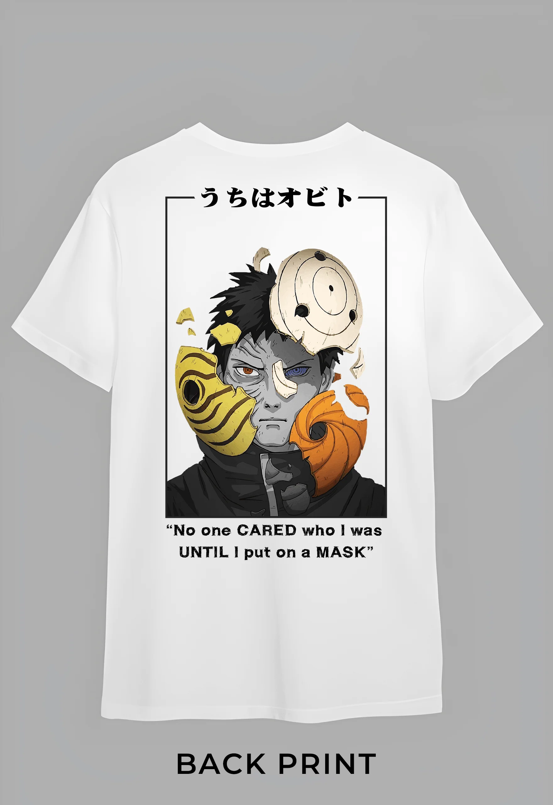 Obito Uchiha Regular Fit Tshirt - Image 3