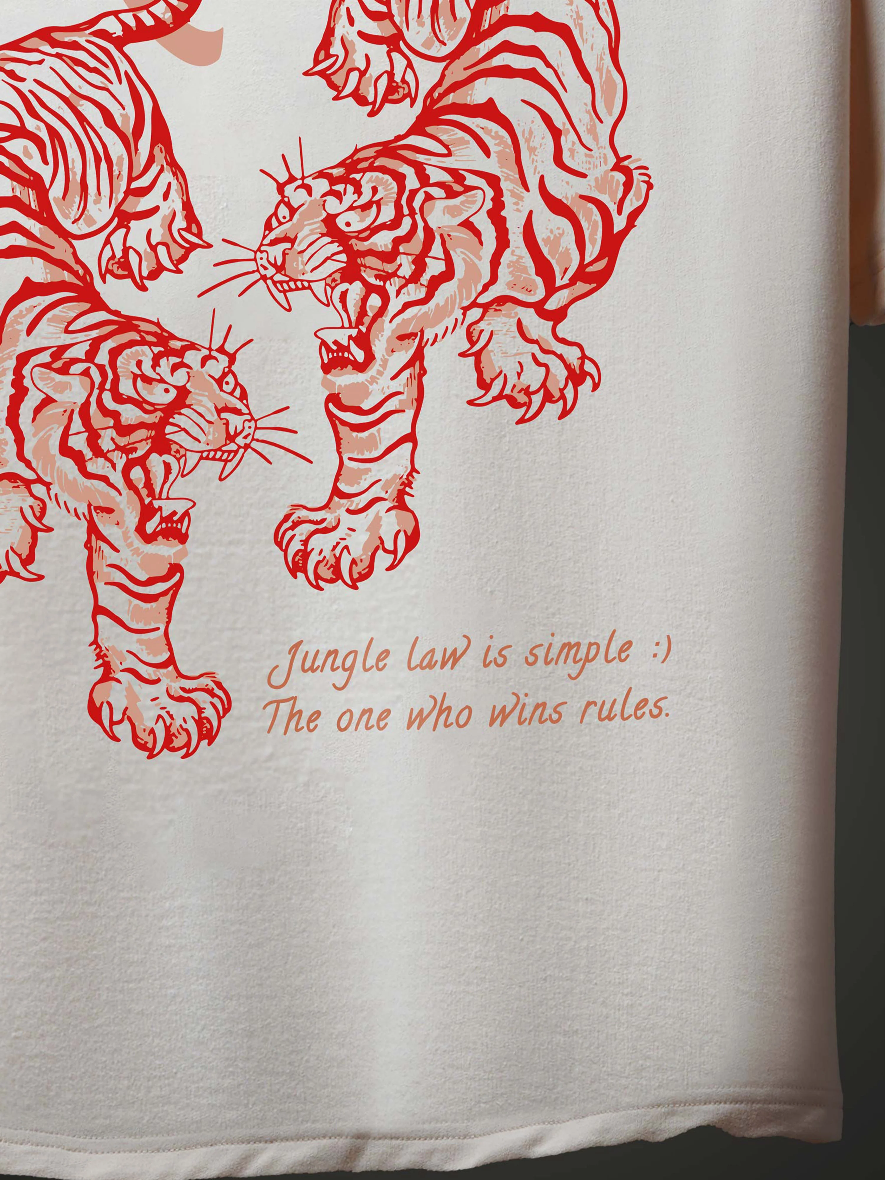 Tiger Combat - Oversized Tshirt - OMNIVERSE© - Image 6