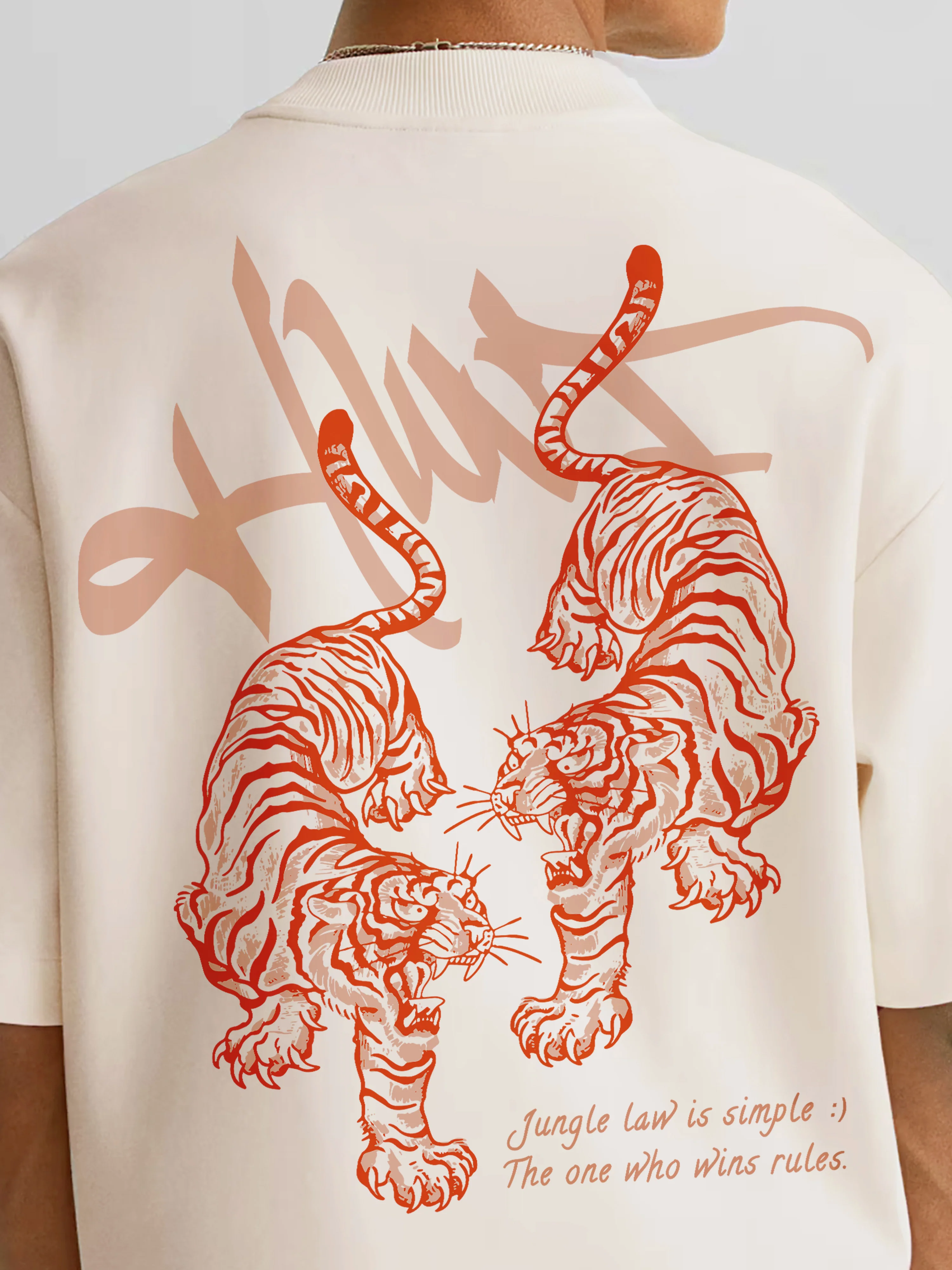 Tiger Combat - Oversized Tshirt - OMNIVERSE© - Image 8